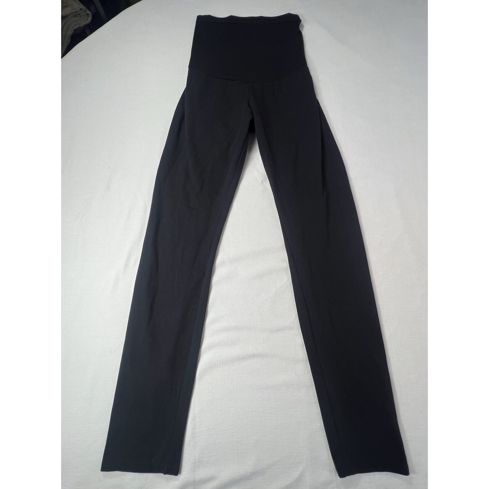 Motherhood Size XL Black Maternity Pants Pull On Slim Stretch Career